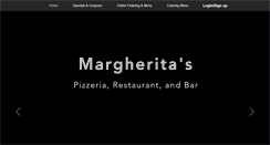 Desktop Screenshot of margheritapizzeria.com