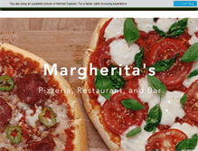 Tablet Screenshot of margheritapizzeria.com